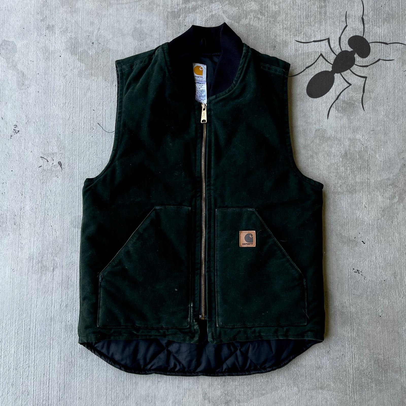 Carhartt × Vintage Carhartt V02 SPC green work wear vest Size US S / EU 44-46 / 1 - 1 Thumbnail