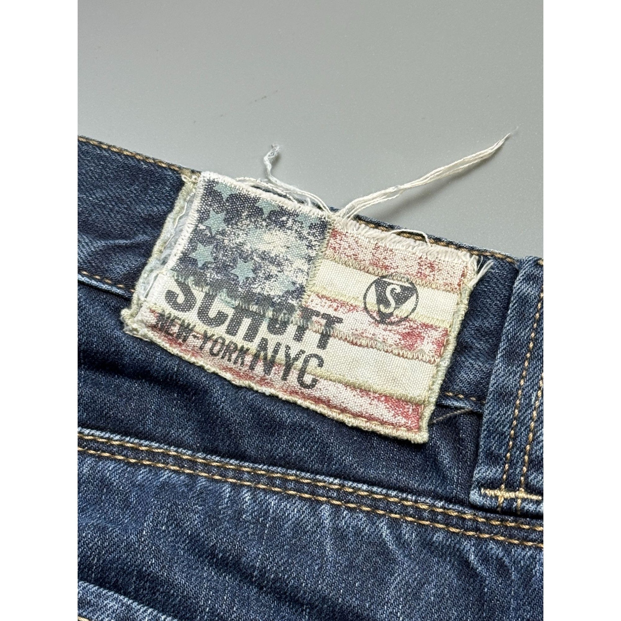 Schott Schott One Star Dark Denim Jeans Pants (Y1138) Size US 31 - 14 Thumbnail