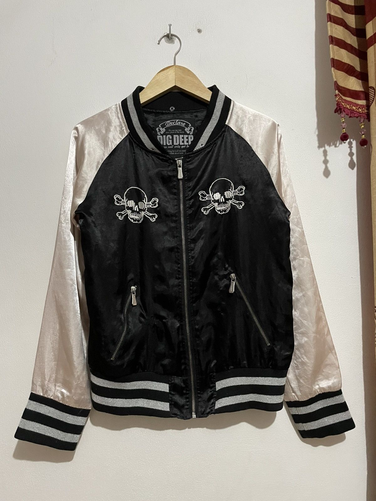 Japanese Brand Hoodie ziper y2k crazy skull Size US M / EU 48-50 / 2 - 6 Thumbnail