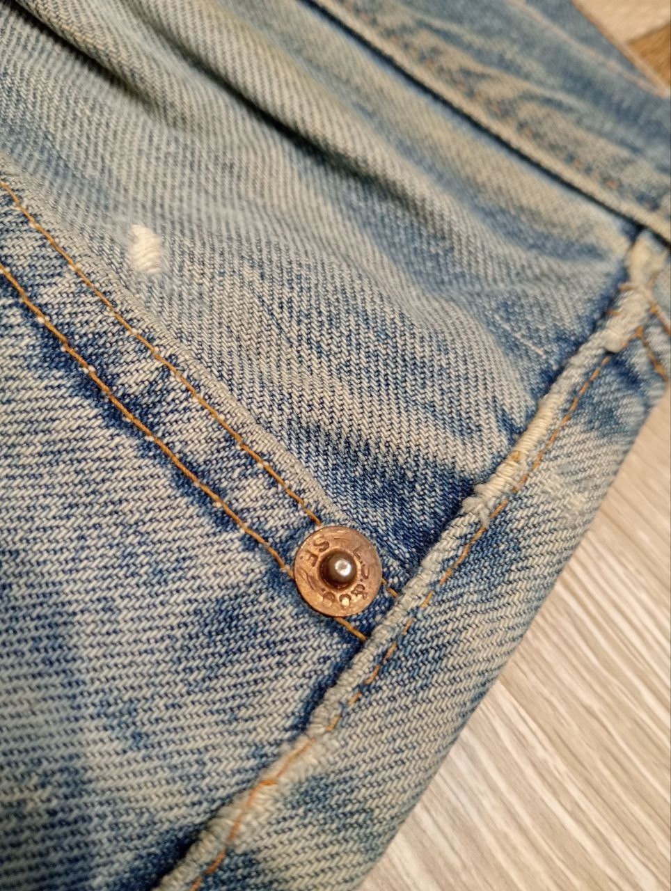 Levi's LEVI'S VINTAGE 501 REDLINE TOP #6 SELVEDGE DISTRESSED DENIM Size US 34 / EU 50 - 7 Thumbnail