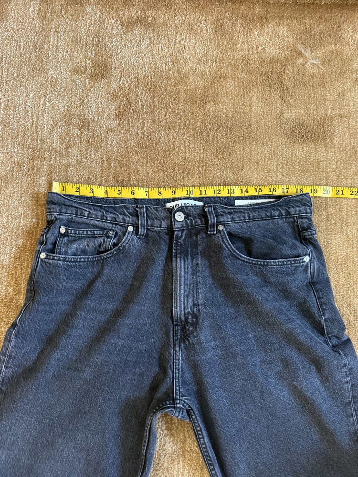 Our Legacy Our Legacy Third Cut Super Gray Wash - Like New Size US 34 / EU 50 - 4 Thumbnail