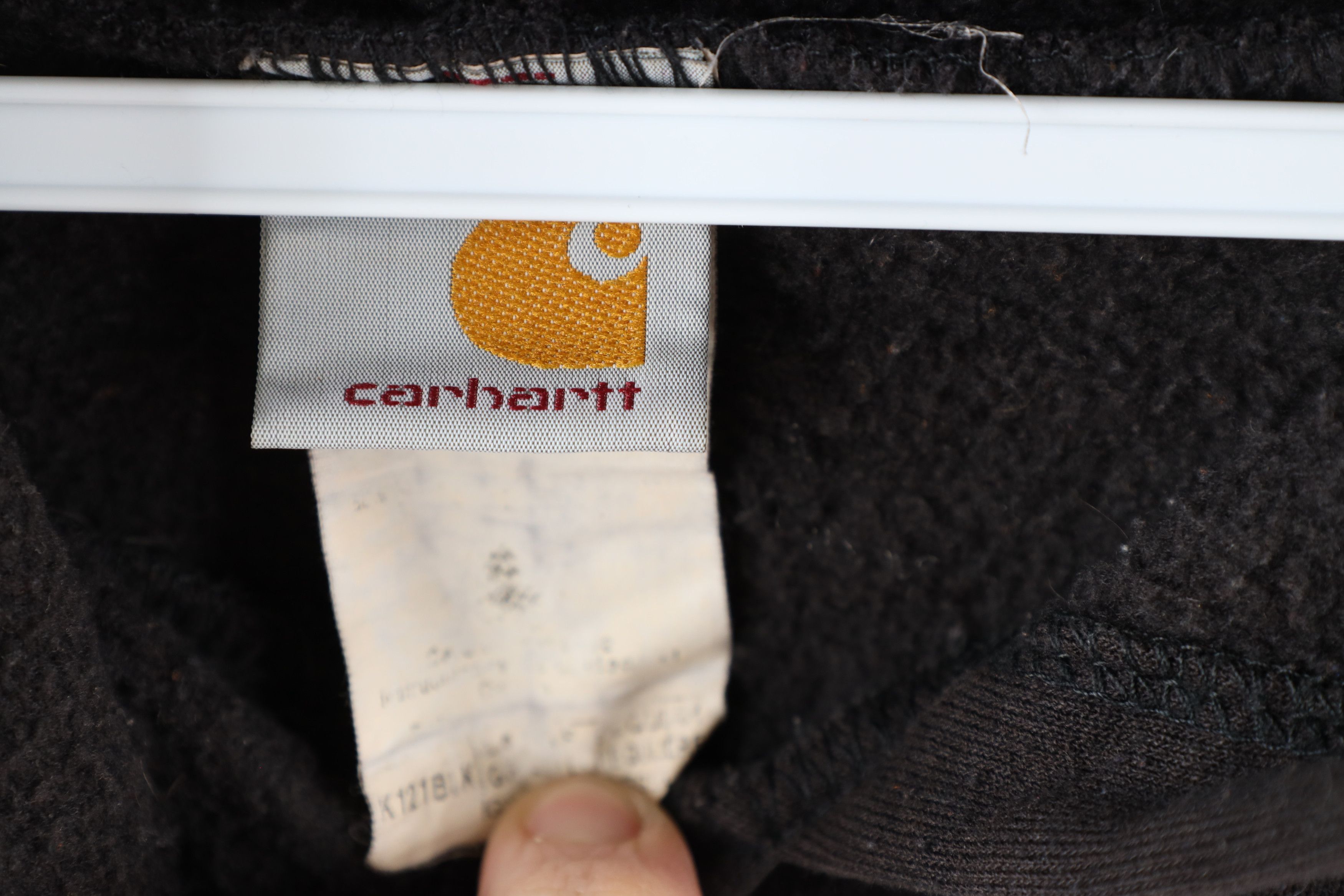 Carhartt Vintage Carhartt Spell Out Hoodie Sweatshirt Black Size US L / EU 52-54 / 3 - 5 Thumbnail