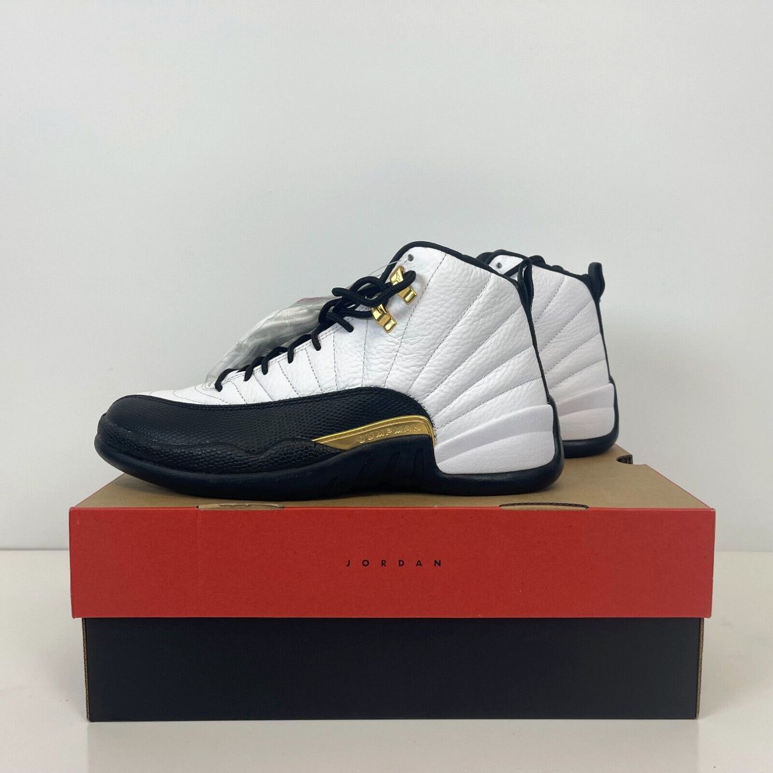 Jordan Brand New Air Jordan Retro 12 Royalty Basketball Shoes White Metallic Gold Mens 9.5 Grailed