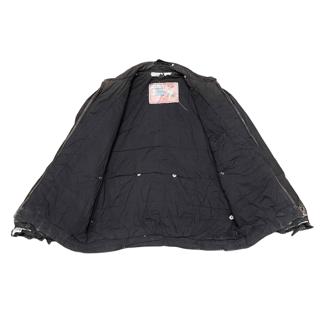 Japanese Brand Vintage Fittz International Thrashed Jacket Issey Miyake Size US L / EU 52-54 / 3 - 11 Thumbnail