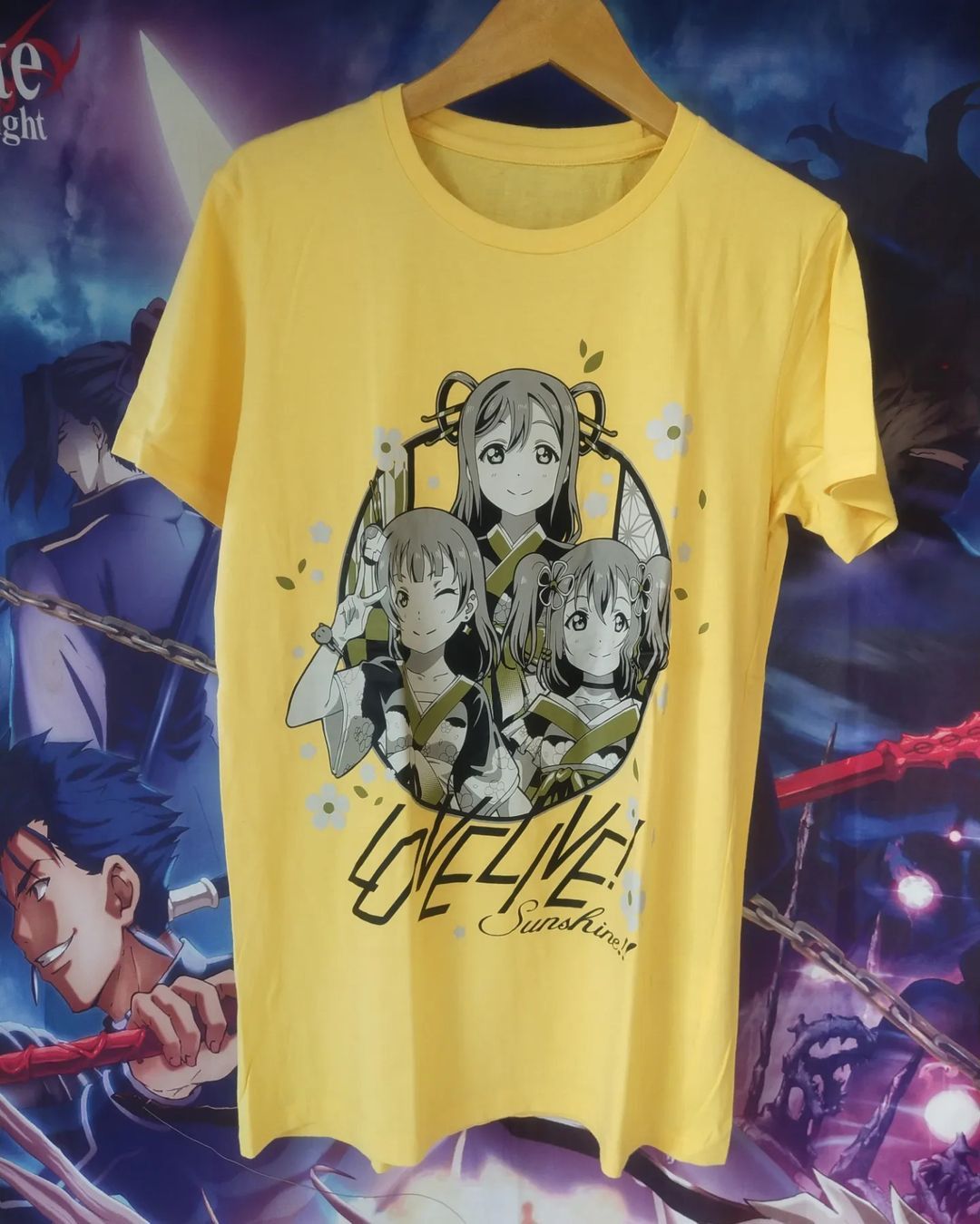Anime × Japanese Brand Love Live Sunshine! Yellow Trio Art Anime Idol Tee Banpresto Size US L / EU 52-54 / 3 - 1 Thumbnail