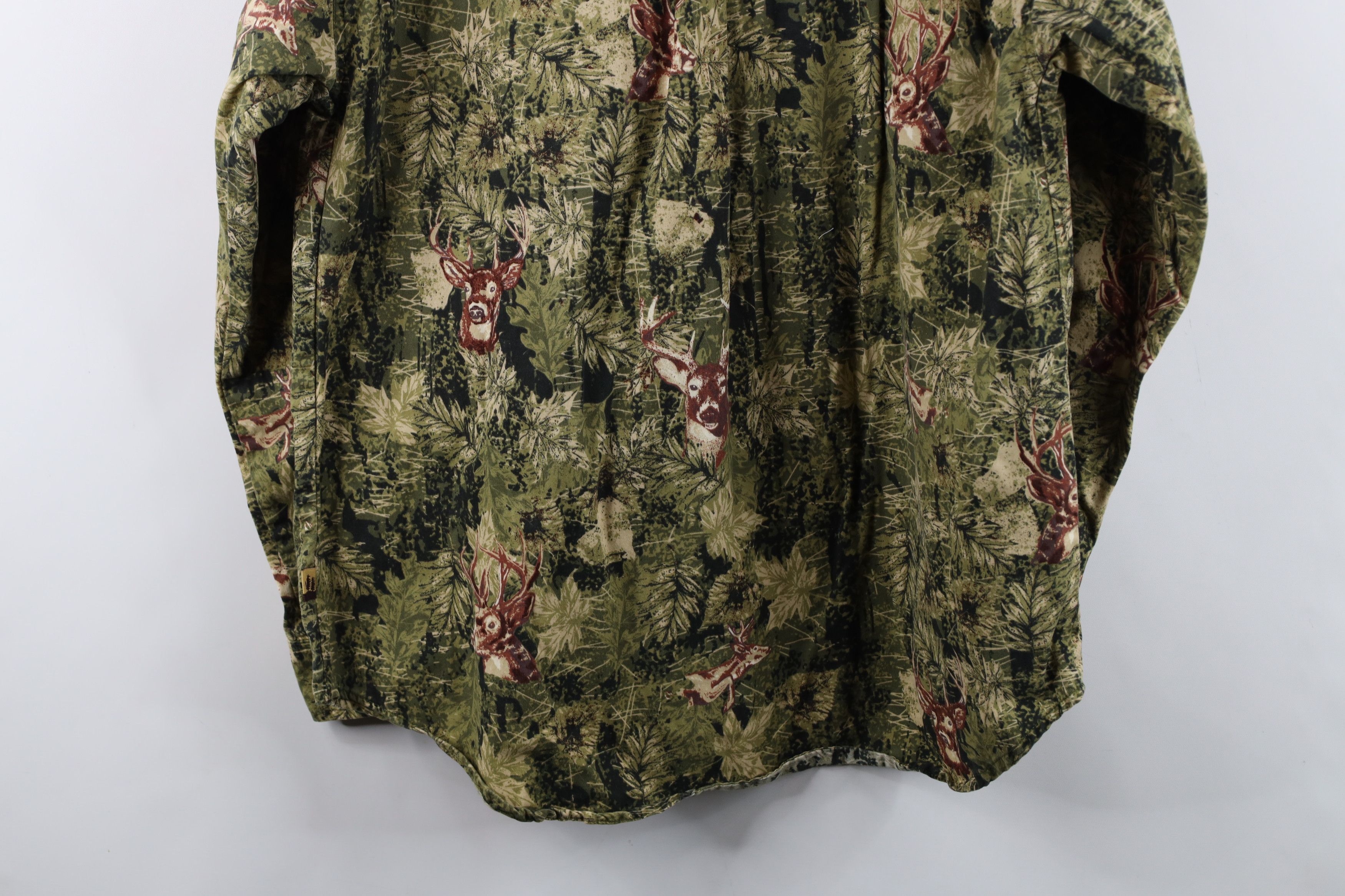 Vintage Vintage 90s Y2K Streetwear Camouflage Collared Button Shirt Size US M / EU 48-50 / 2 - 13 Thumbnail