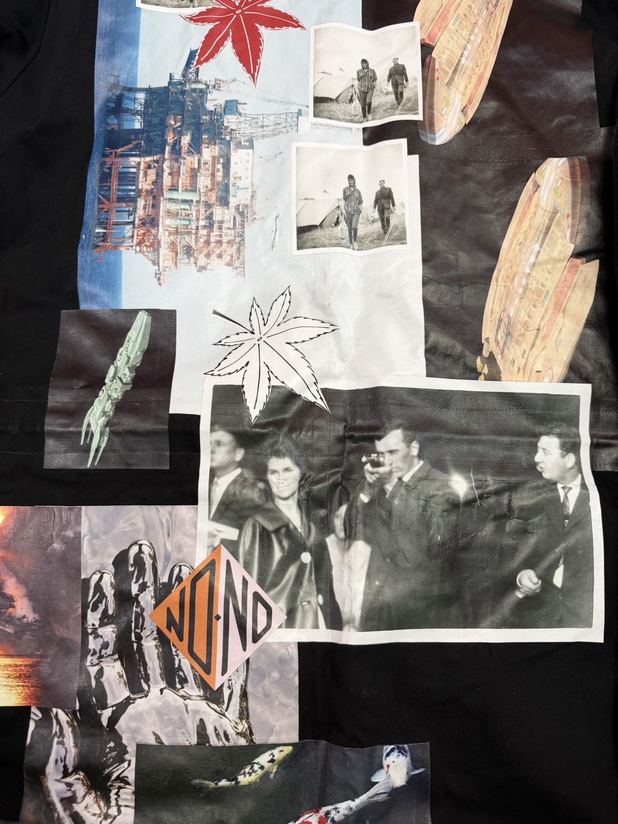 Raf Simons RAF SIMONS 18” NONO COLLAGE PARKA Size US M / EU 48-50 / 2 - 4 Thumbnail