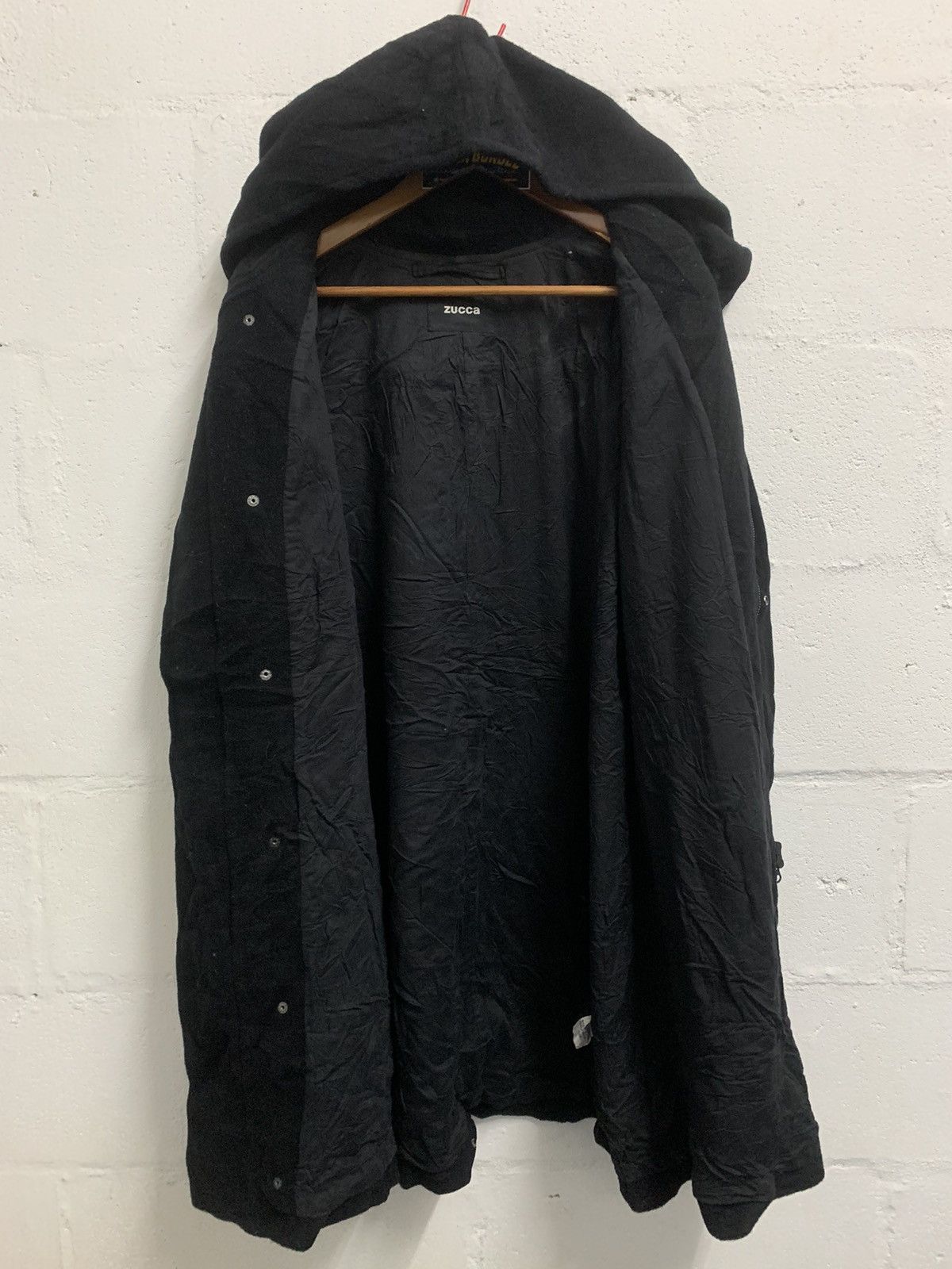 CABANE de ZUCCa Cabane De Zucca Buttom up Zipper Hoodie Jacket Wool Size US L / EU 52-54 / 3 - 5 Thumbnail