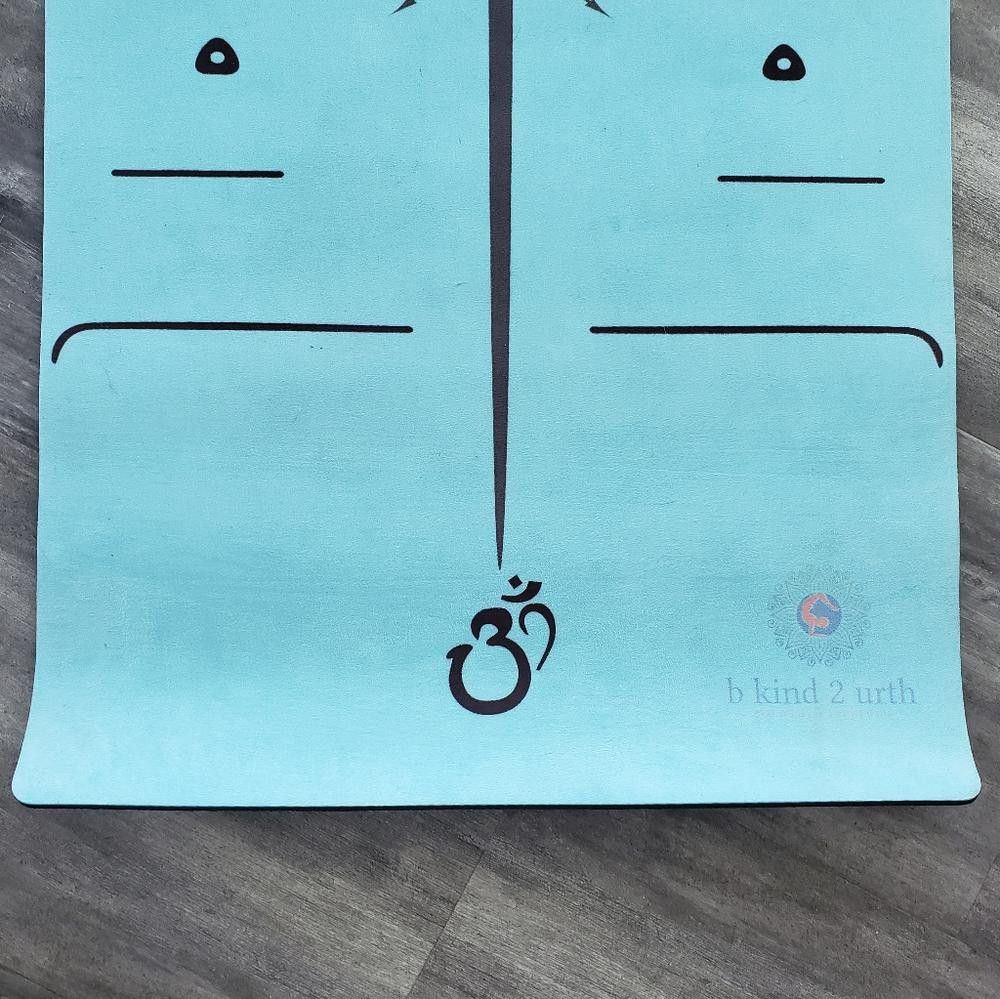 Designer Aqua | B KIND 2 URTH | Align With Love Yoga Mat Size ONE SIZE - 5 Thumbnail