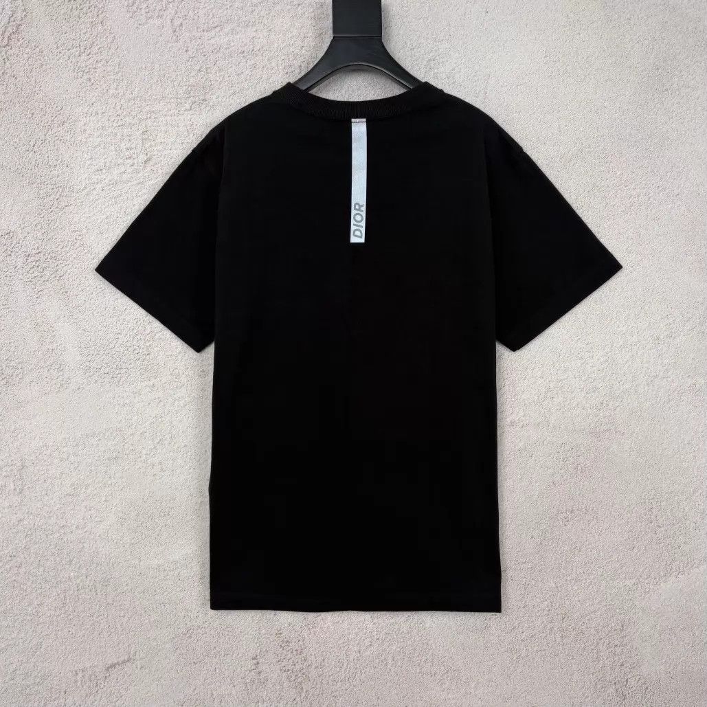 Dior DIOR New Crew Neck CD Logo 3M Reflective Short Sleeve Black Size US L / EU 52-54 / 3 - 2 Thumbnail