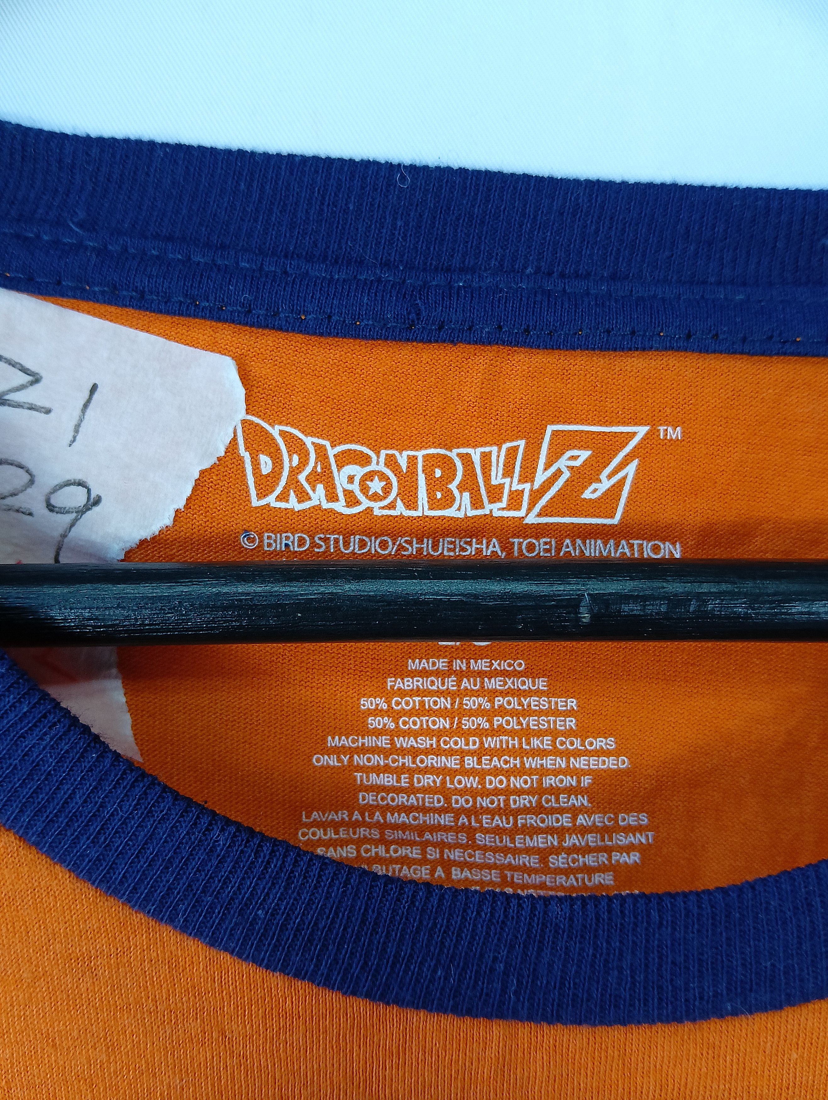 Anime dragon ball z big logo 3 quater sleeve Size US L / EU 52-54 / 3 - 4 Thumbnail