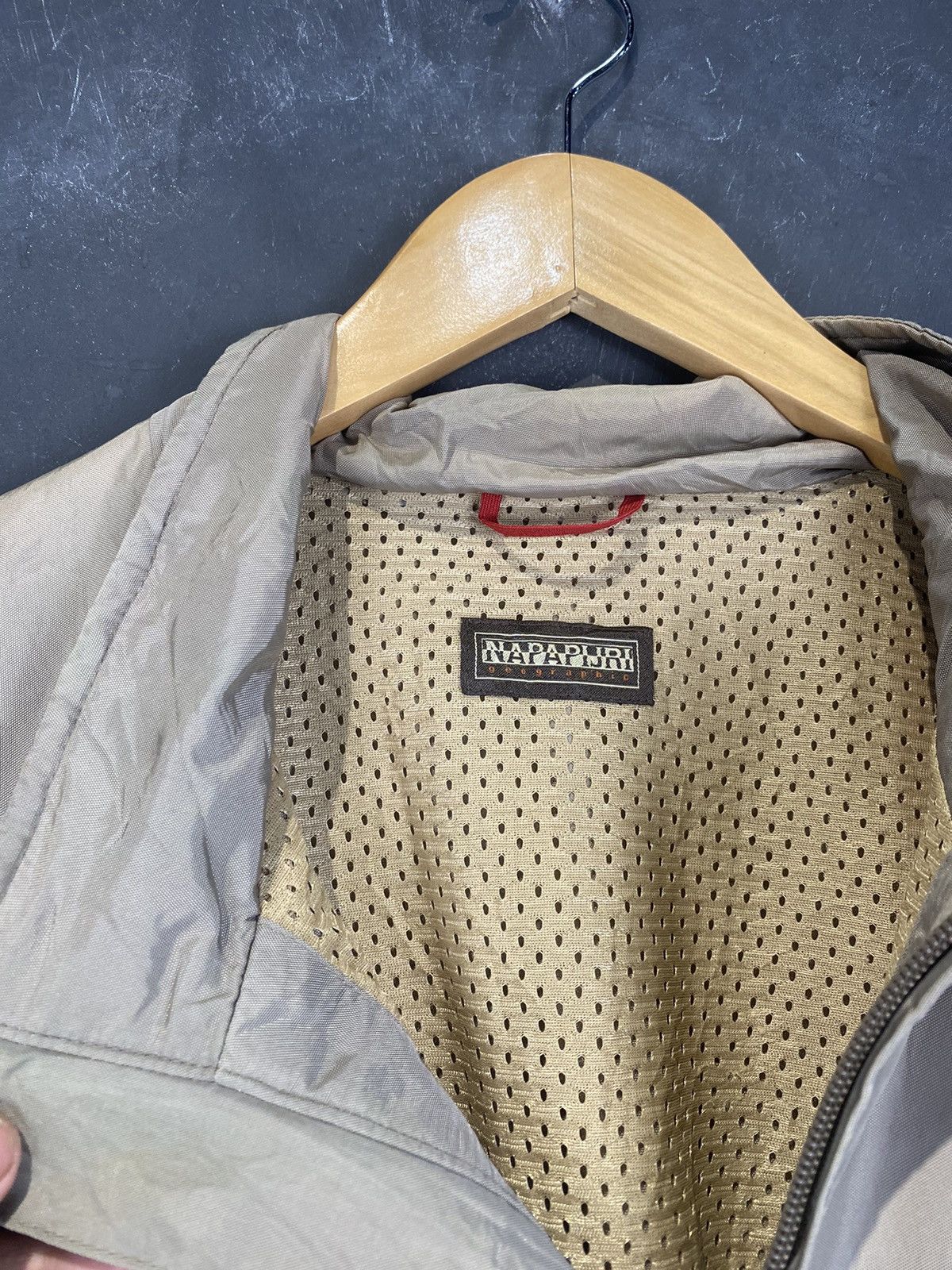Napapijri Grail💥90s Napapijri Sunfaded Windbreaker Jacket Size US XXL / EU 58 / 5 - 5 Thumbnail