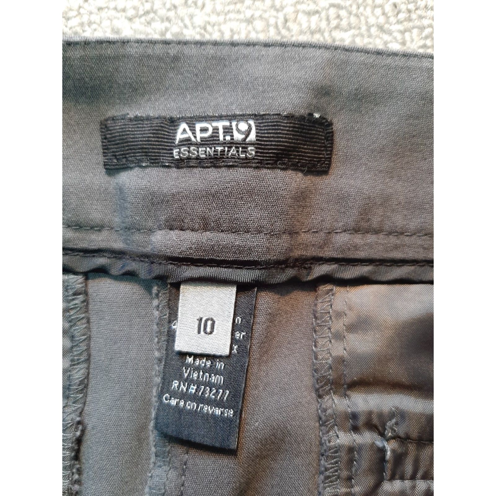 Apt. 9 Apt 9 Womens Pants Size 10 Gray Dress Pants Cotton Blend Classic Solid Business Regular Mens? Womens? Size 32" / US 10 / IT 46 - 4 Thumbnail
