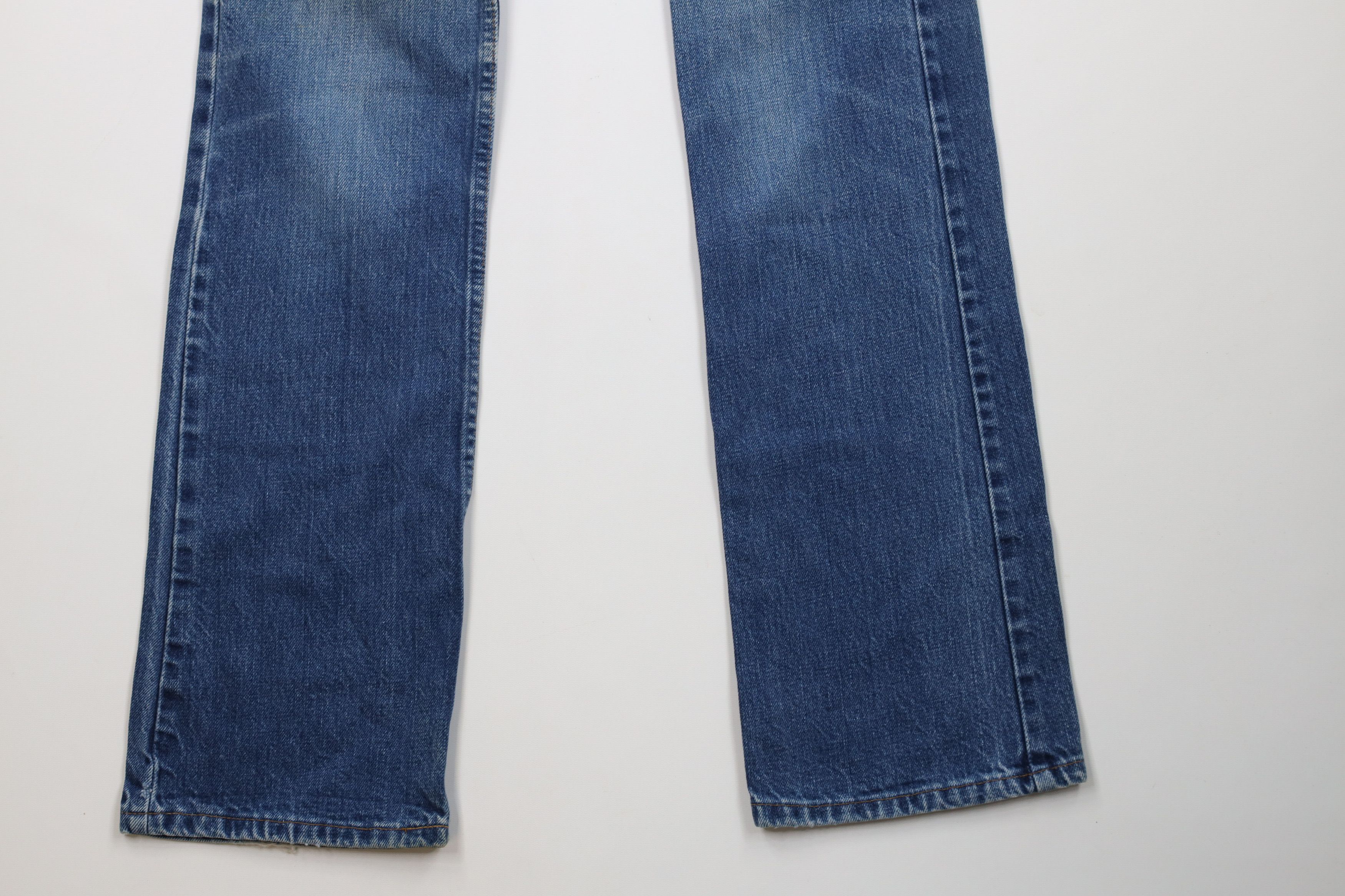 Vintage Vintage 70s Streetwear Western Flared Denim Jeans Blue USA Size US 29 - 4 Thumbnail