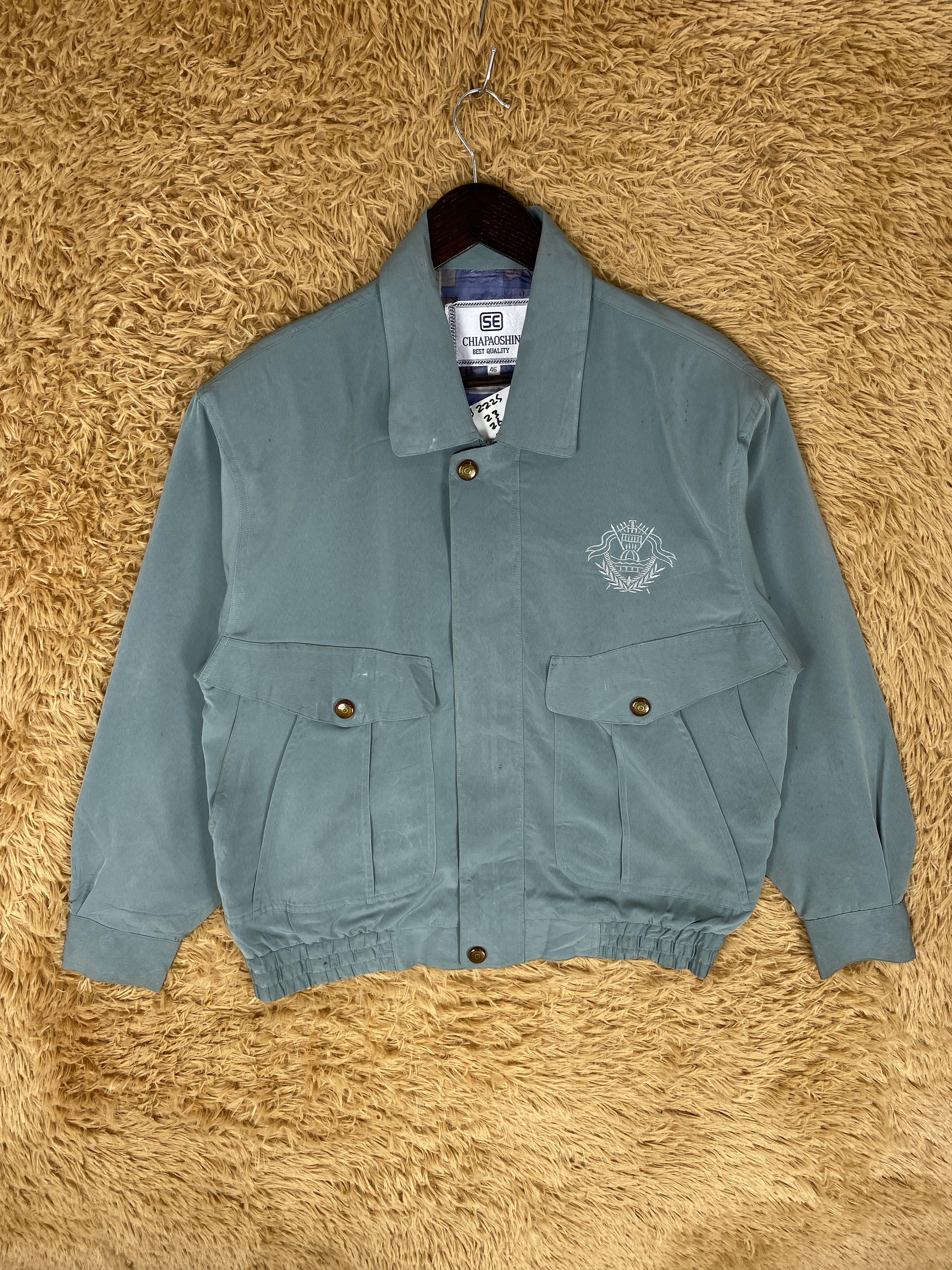Japanese Brand Vintage 90s Style Chiapaoshin Worker Utility Jacket J2225 Size US S / EU 44-46 / 1 - 1 Thumbnail