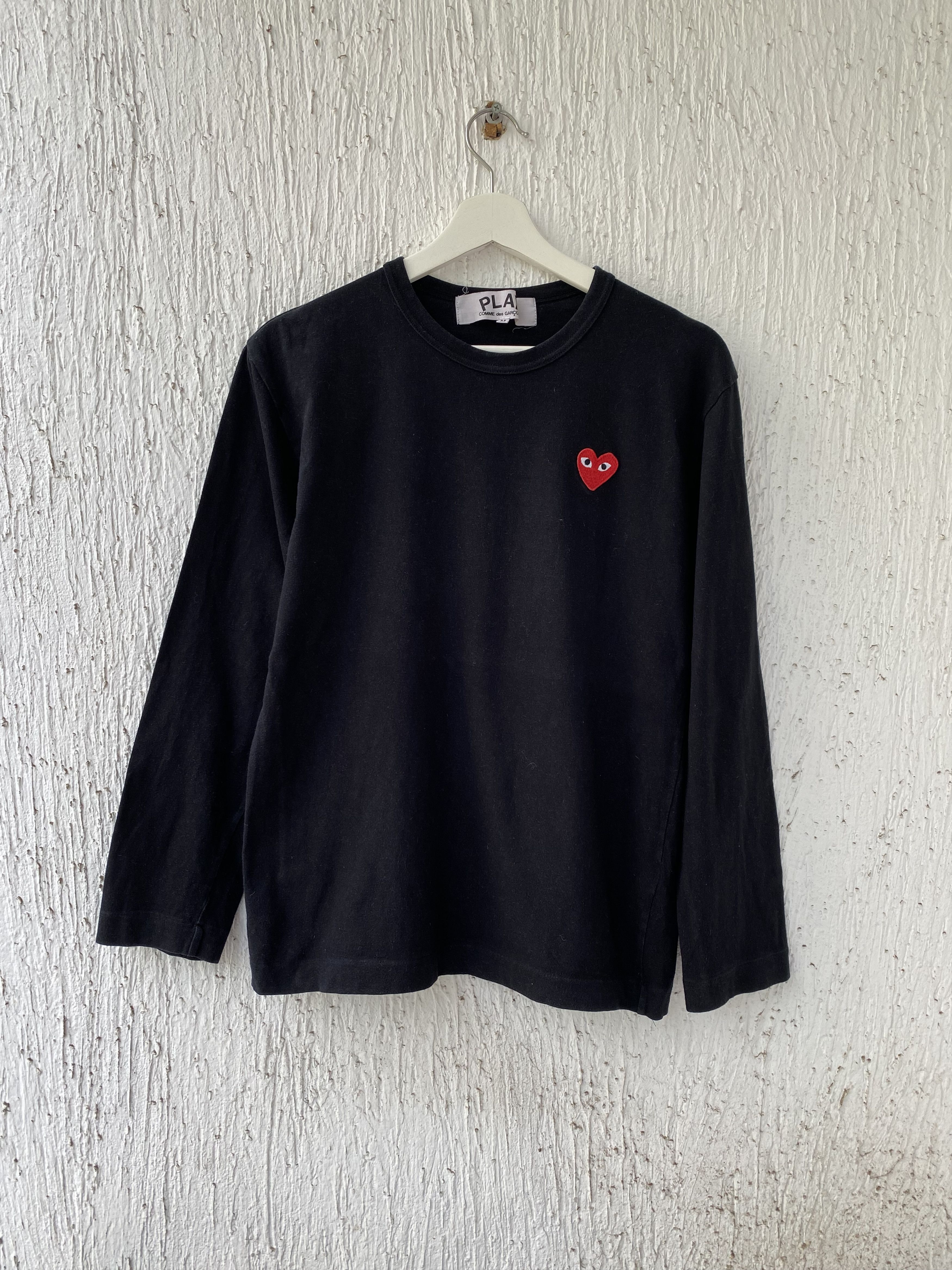 Comme des Garcons PLAY Long Sleeve Logo T-shirt Size US M / EU 48-50 / 2 - 1 Thumbnail