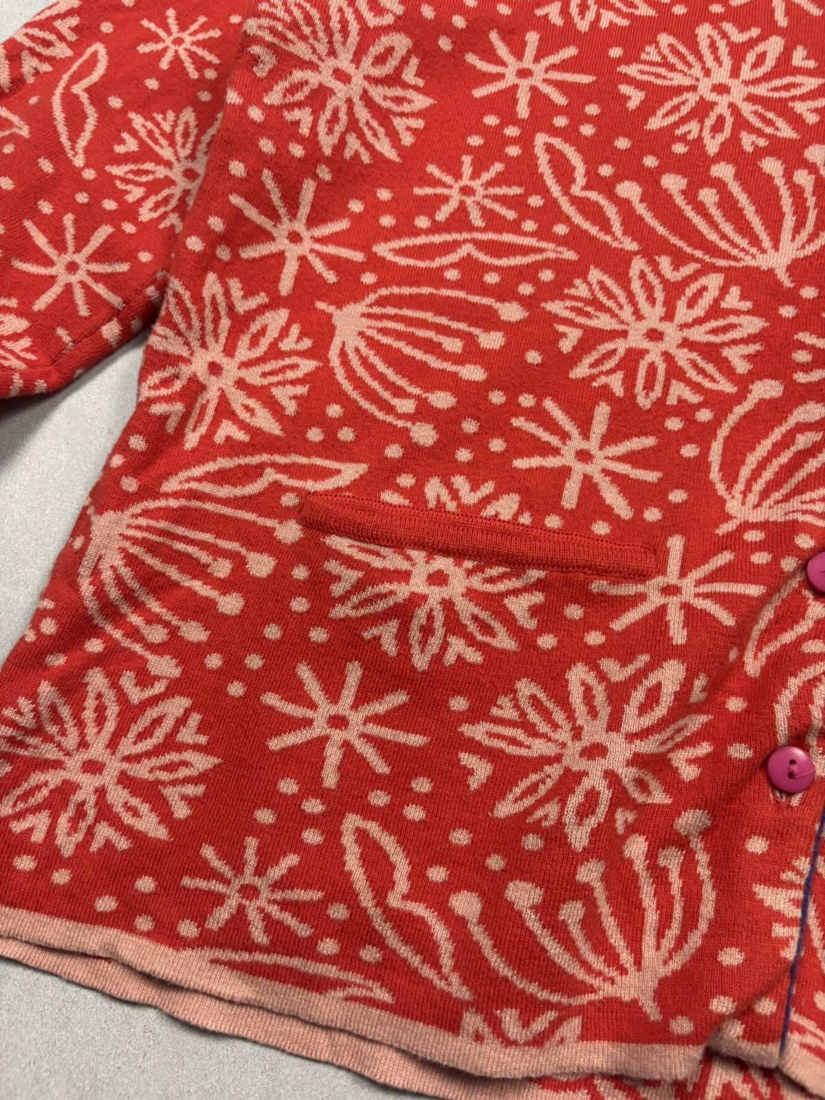 Other Gudrun Sjödén Floral Pattern Cardigan Cotton Scandinavian M Size US M / EU 48-50 / 2 - 5 Thumbnail