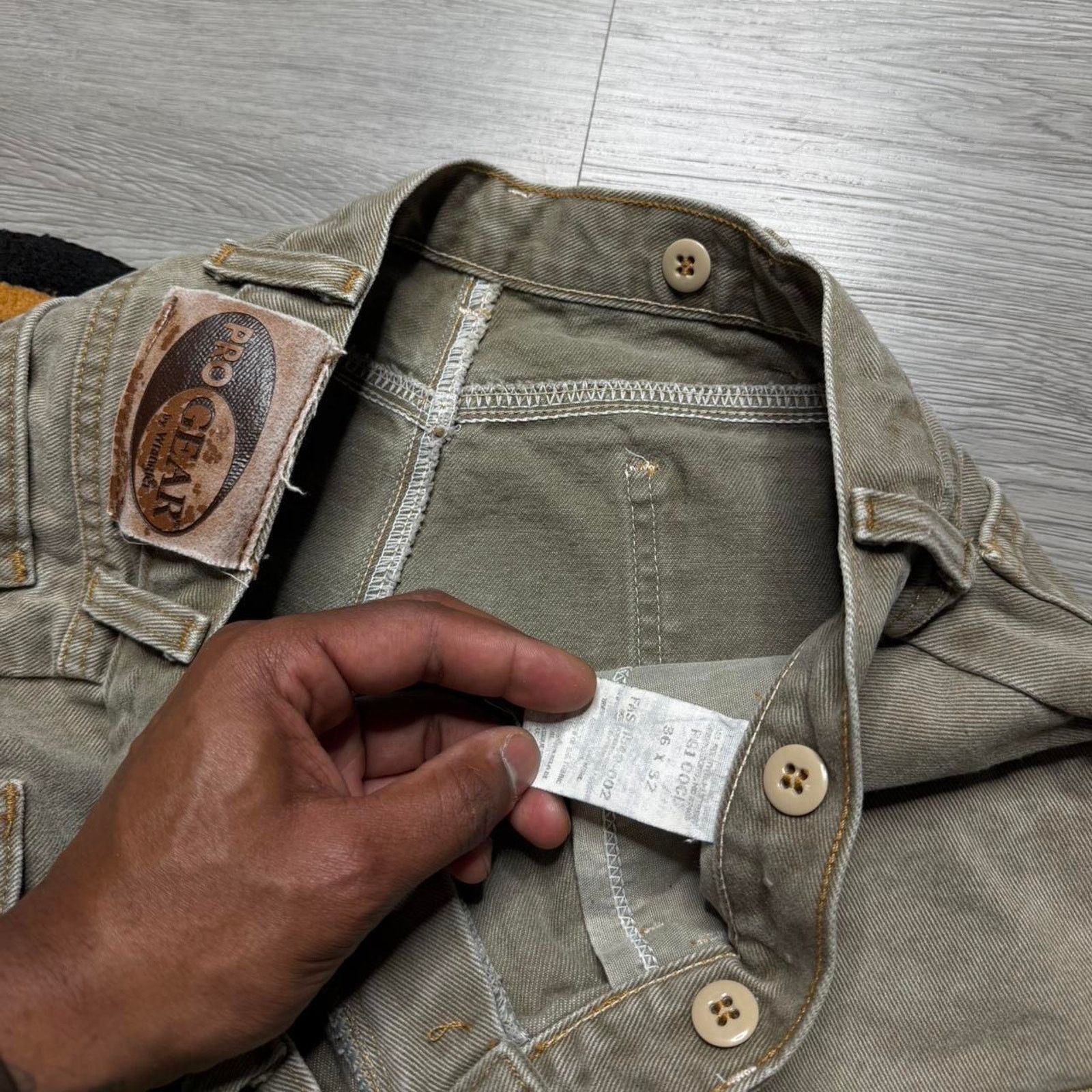 Vintage × Wrangler Vintage Wrangler Pro Gear Double Knee Hunting Pants 36x32 Size US 36 / EU 52 - 3 Thumbnail