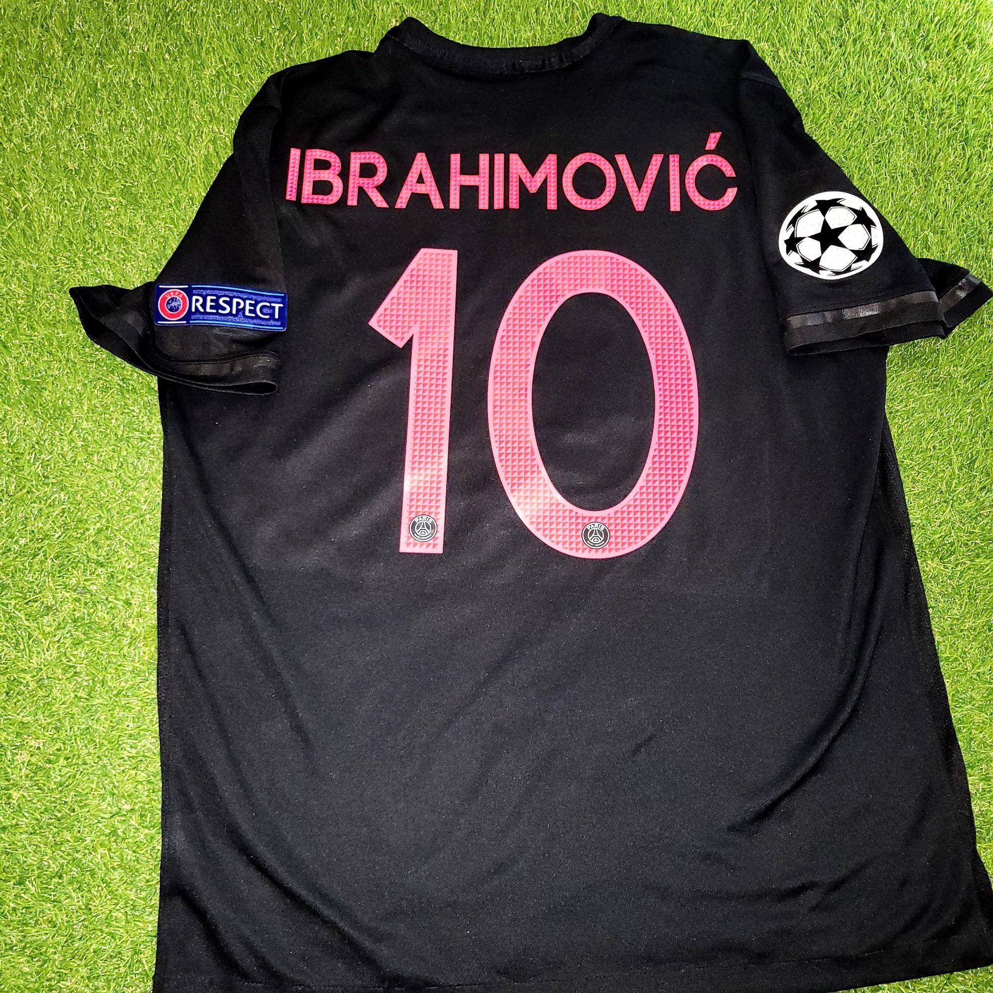 Nike Ibrahimovic PSG 2015 2016 Third Soccer Jersey XL Size US XL / EU 56 / 4 - 1 Thumbnail