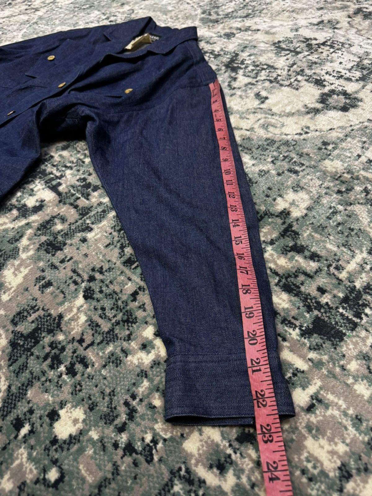 Chanel × Vintage VINTAGE 1980s CHANEL DENIM MIDI DRESS Size S / US 4 / IT 40 - 6 Thumbnail