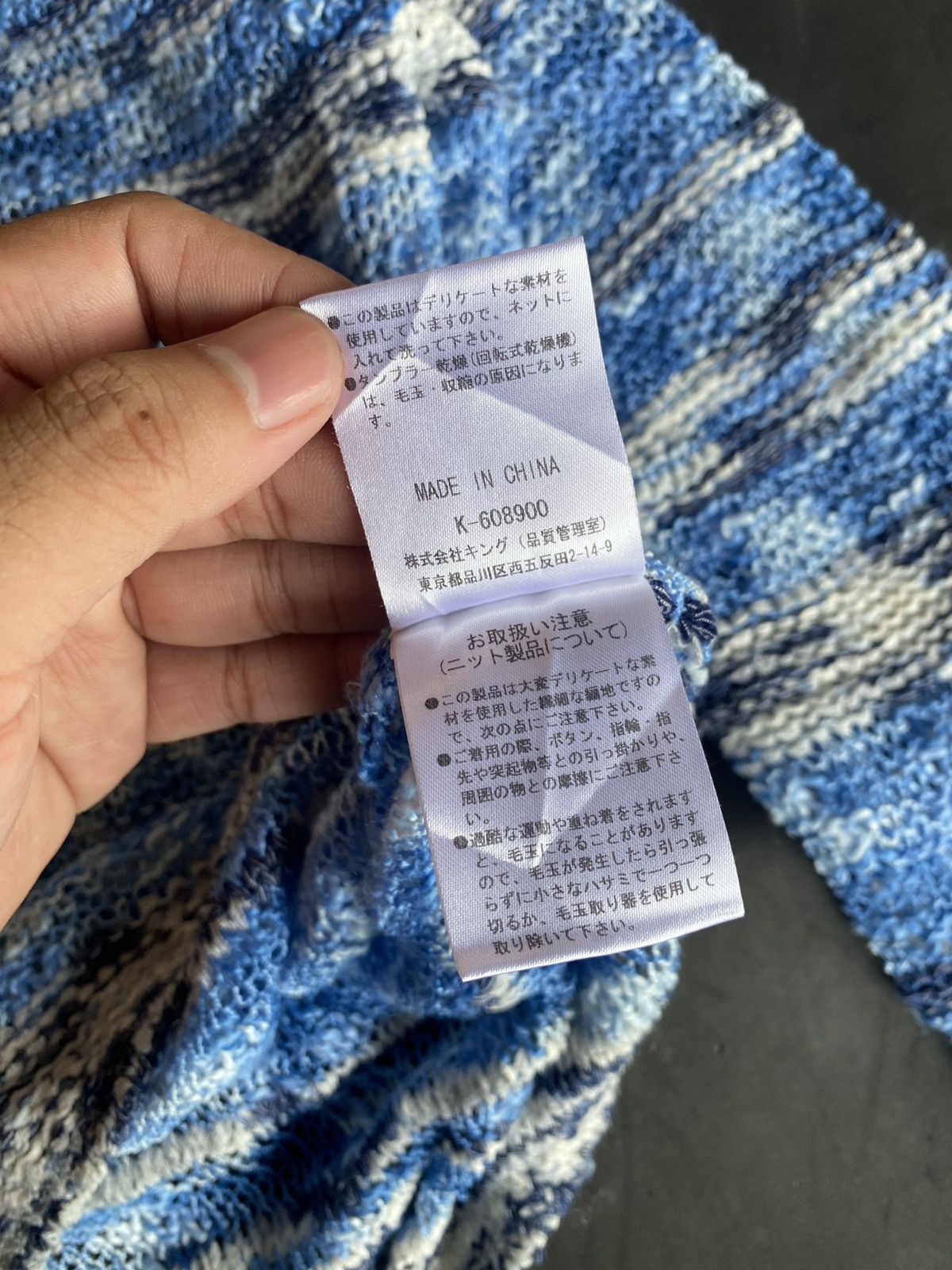 Japanese Nuevis Knitted Meshtop Avantgarde Ifsixwasnine