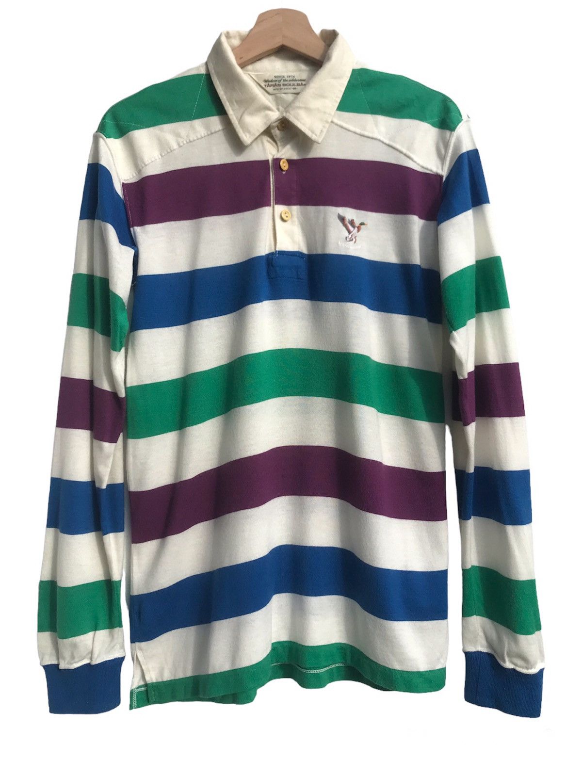 Asics × Japanese Brand × Vintage Vintage Taras Boulba MFD. by Asics Light Rugby Shirt Size US M / EU 48-50 / 2 - 1 Thumbnail