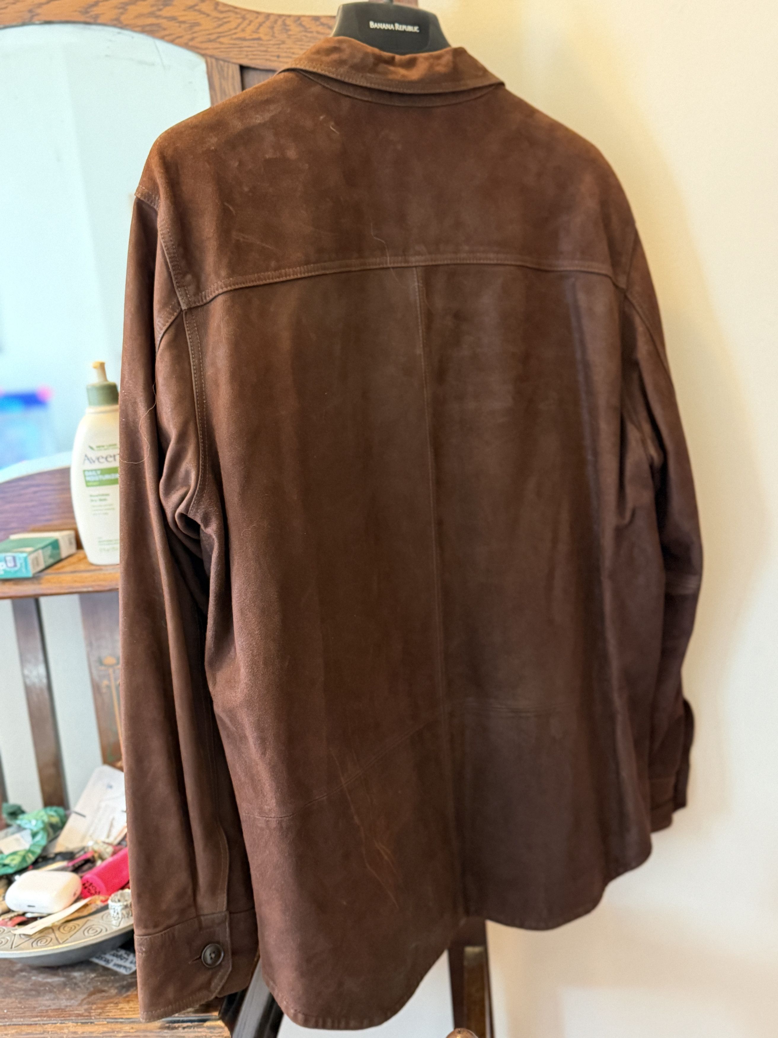 Banana Republic Suede Heritage Expedition Jacket Size US L / EU 52-54 / 3 - 2 Thumbnail