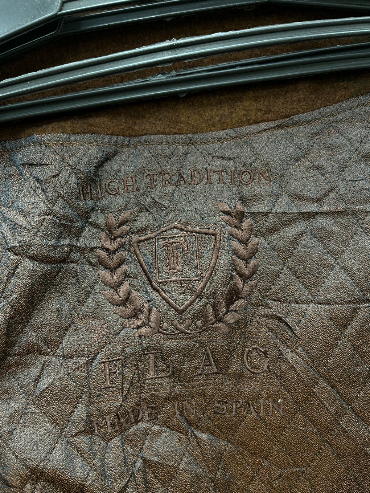 Genuine Leather 🔥🔥🔥STEALS VTG HIGH TRADITION FLAG LEATHER JACKET Size US M / EU 48-50 / 2 - 8 Thumbnail