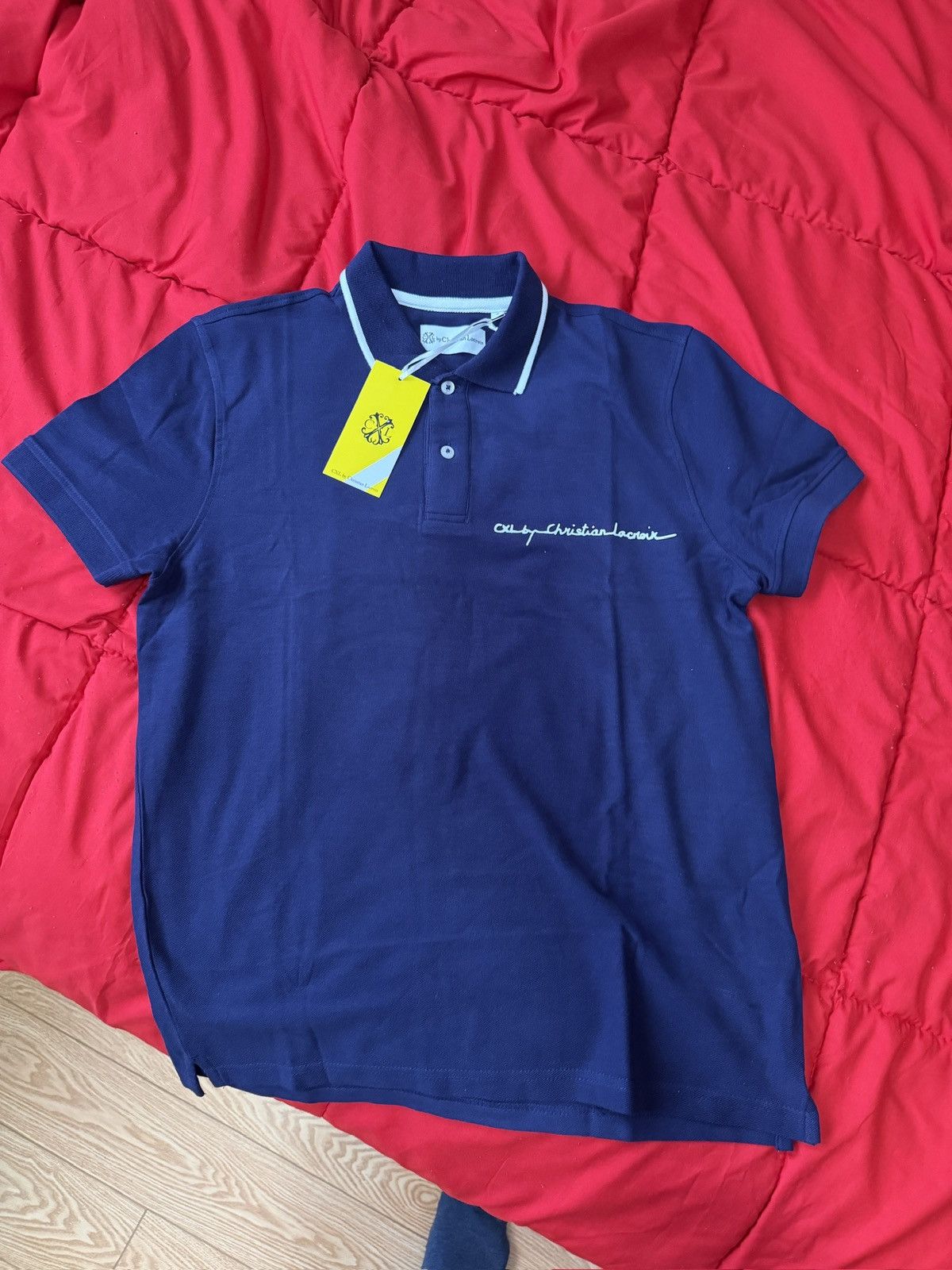 Christian Lacroix Christian Lacroix Men’s Navy Polo Shirt size S Size US S / EU 44-46 / 1 - 1 Thumbnail