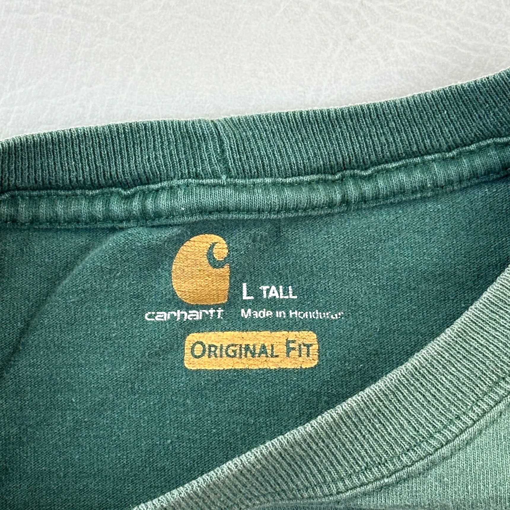 Carhartt Carhartt Shirt Mens Large Tall Hunter Green Pocket Tee Work Wear K87 Lot of 2 Size US L / EU 52-54 / 3 - 4 Thumbnail