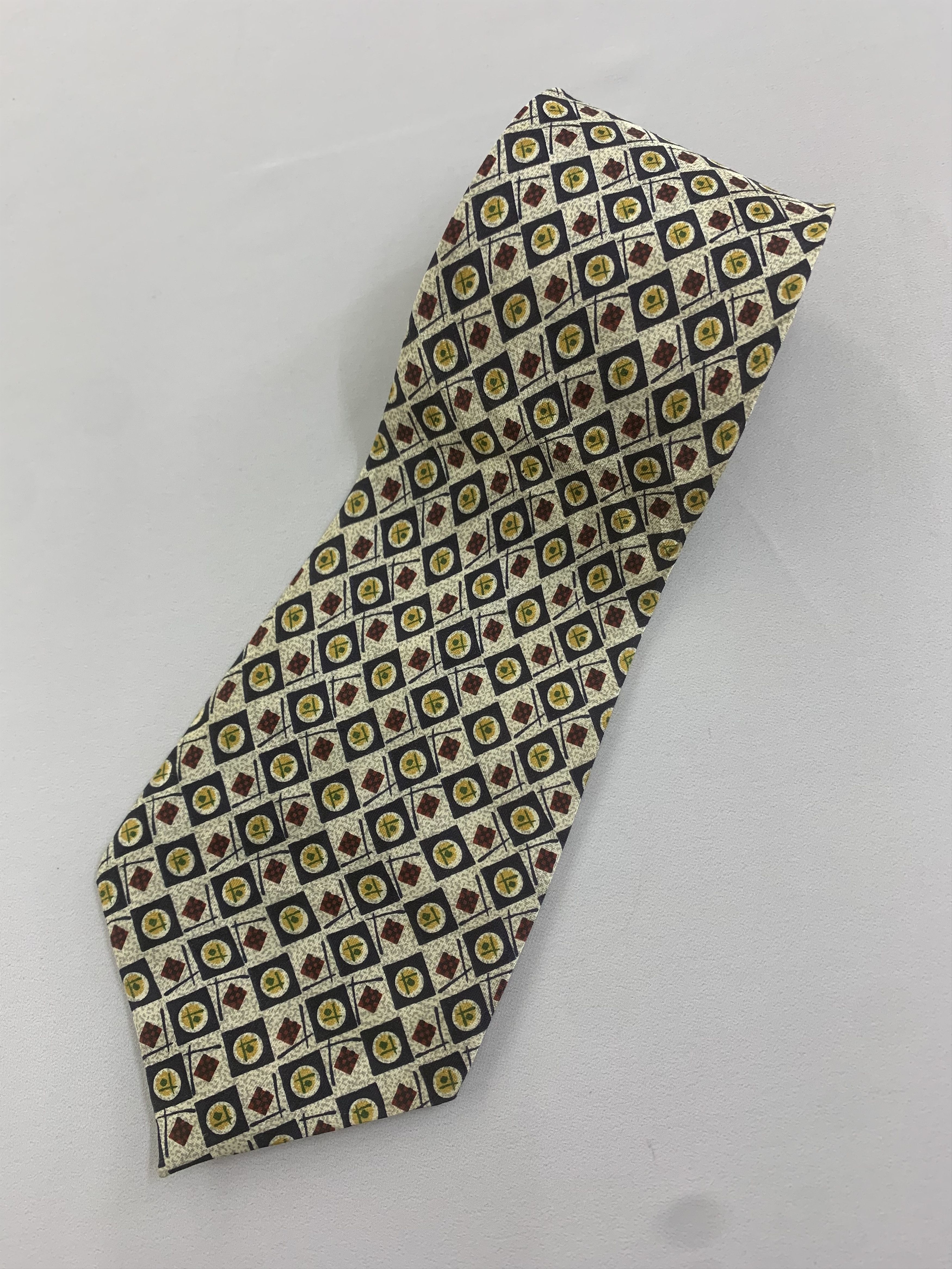 Vintage Marquis silk tie NT1009 Size ONE SIZE - 1 Thumbnail