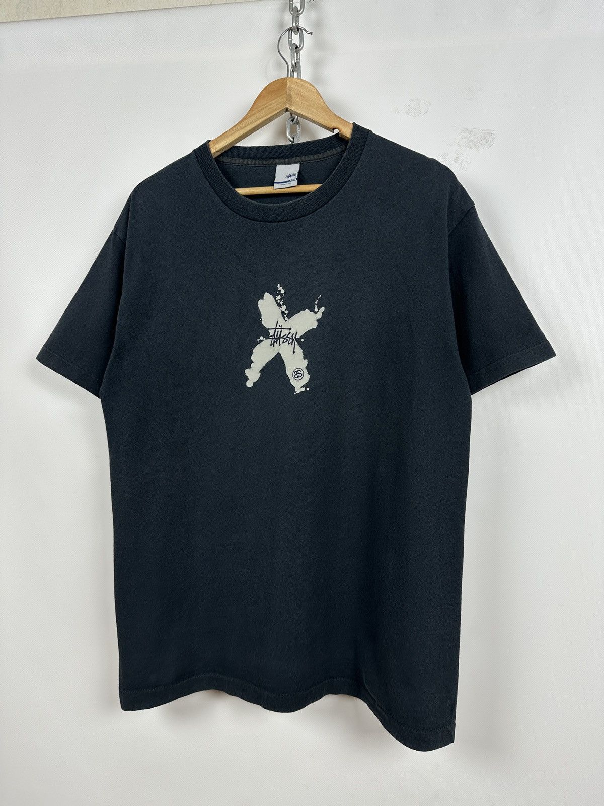Stussy Vintage Stussy X Logo Single Stitch Made In USA T-Shirt Size US L / EU 52-54 / 3 - 4 Thumbnail