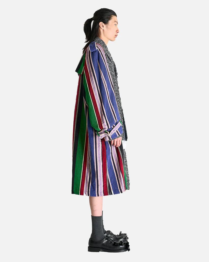 Comme des Garcons Homme Plus o1s1v1r1oon0925 Paneled Patchwork Coat in Multicolor Size US XXL / EU 58 / 5 - 2 Thumbnail