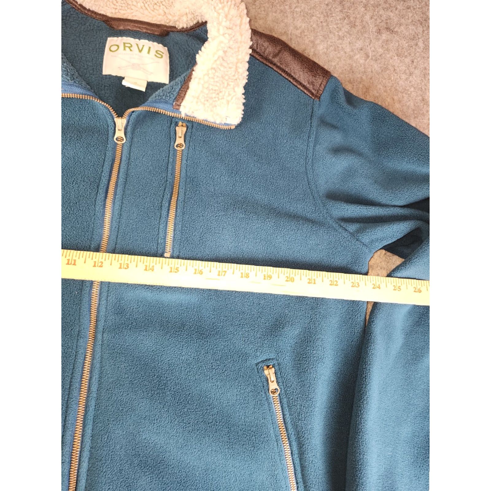 Orvis Orvis Fleece Jacket Mens M Blue Full Zip Pockets Outdoors Outdoors Size US M / EU 48-50 / 2 - 8 Thumbnail