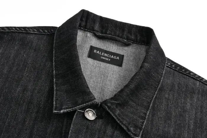 Balenciaga o1srvl11e0526 BB Motel Oversized Jacket in Black Size XL / US 12-14 / IT 48-50 - 3 Thumbnail