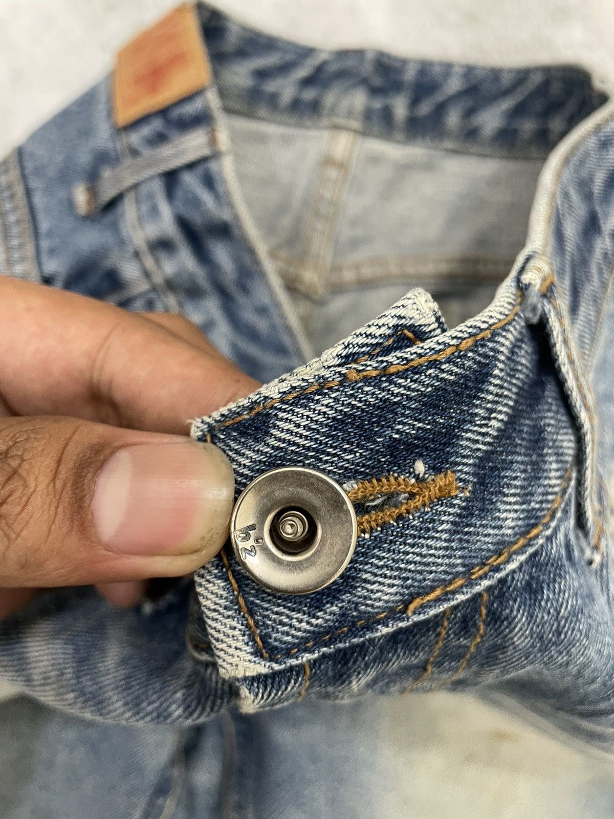 Hysteric Glamour × If Six Was Nine × Le Grande Bleu (L.G.B.) 2000s jexy japan flared acid wash dirty denim y2k style Size US 30 / EU 46 - 4 Thumbnail