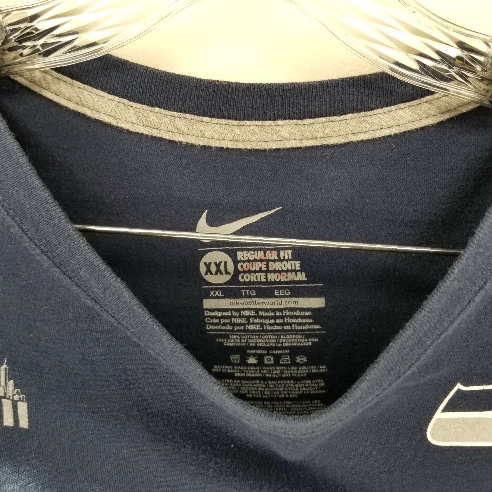 Nike Nike Sea Hawks XLVIII Mens Blue Short Sleeve T-Shirt 2XL Size Size US XXL / EU 58 / 5 - 4 Thumbnail