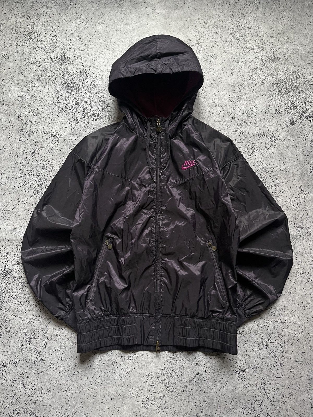Nike × Vintage Vintage Nike Windbreaker Women’s Jacket Drill Purple Size S Size S / US 4 / IT 40 - 1 Thumbnail