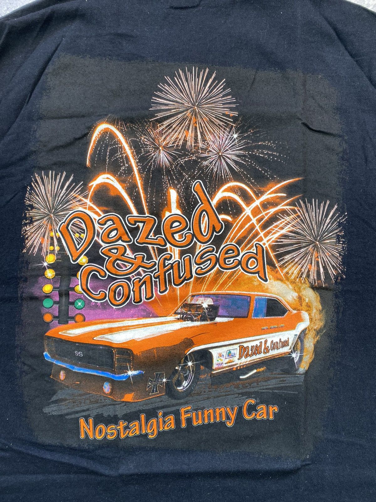 Band Tees Dazed Confused Men’s Black T-shirt With Big Centre Logo Size US L / EU 52-54 / 3 - 6 Thumbnail