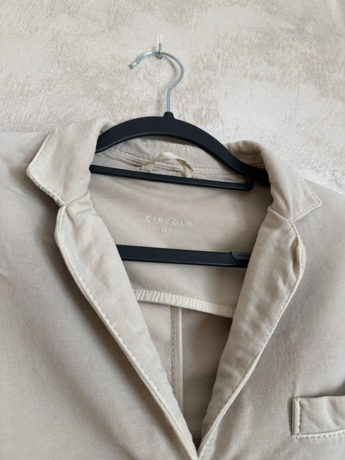 Circolo 1901 Circolo 1901 Womens Cotton Blazer Jacket Size 44 Size M / US 6-8 / IT 42-44 - 2 Thumbnail