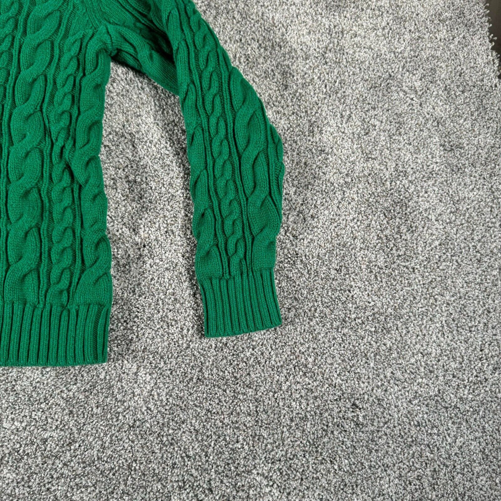 Lands' End Lands End Drifter Sweater Women M Cable Knit Academia Preppy Size M / US 6-8 / IT 42-44 - 4 Thumbnail
