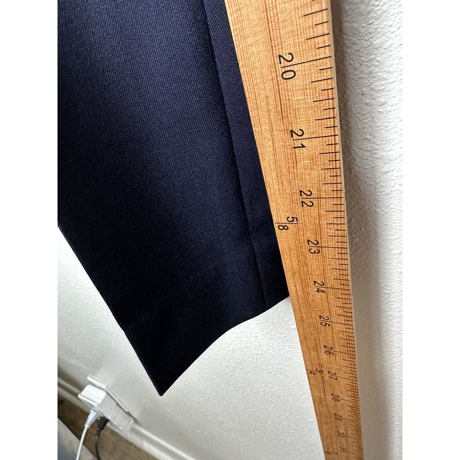 Stella McCartney Stella McCartney Navy Tapered Leg Zip Ankle Trouser 40 / M Size 30" / US 8 / IT 44 - 14 Thumbnail
