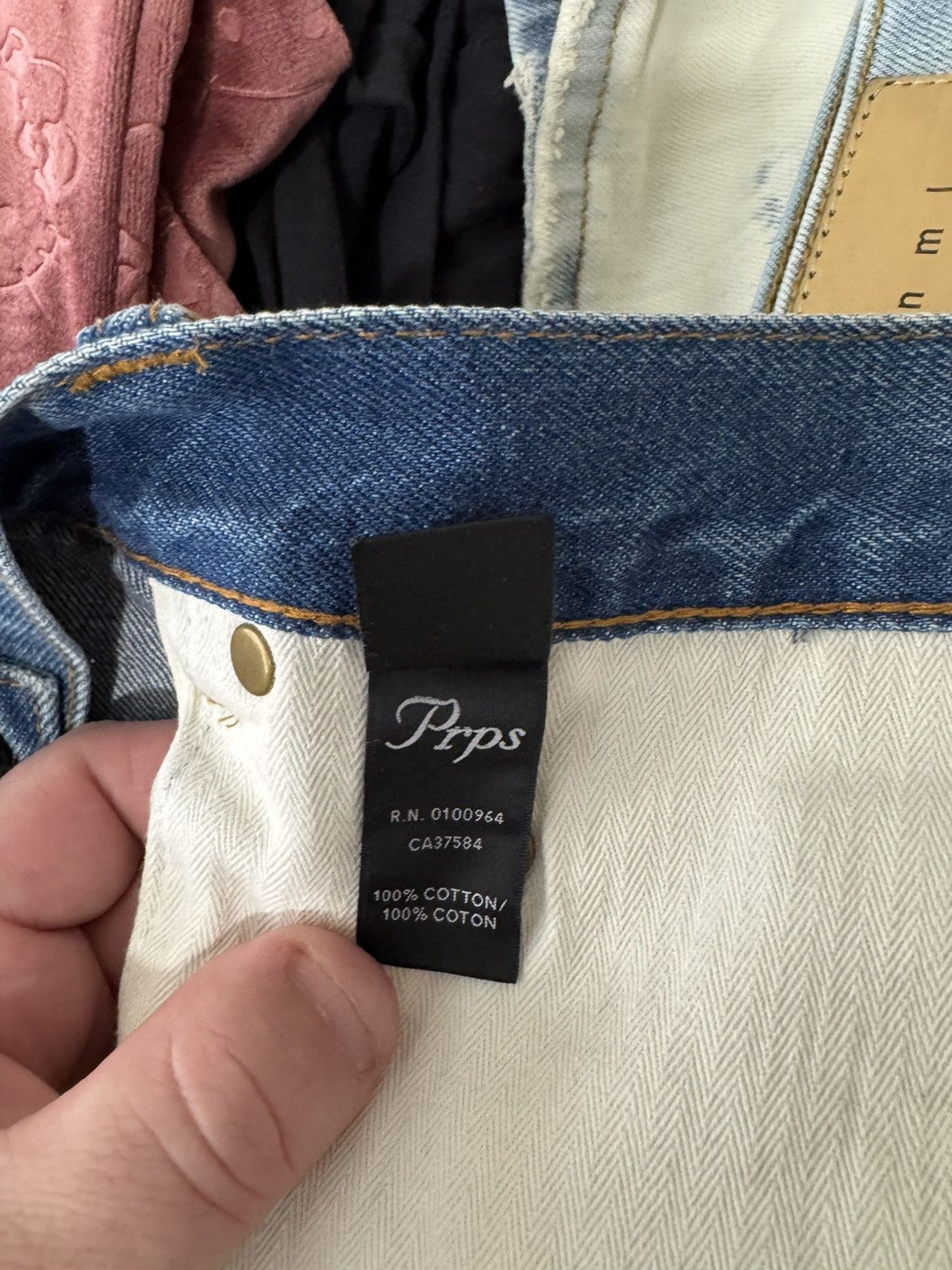 Prps Distressed PRPS blue denim jeans with a relaxed fit Size US 38 / EU 54 - 9 Thumbnail