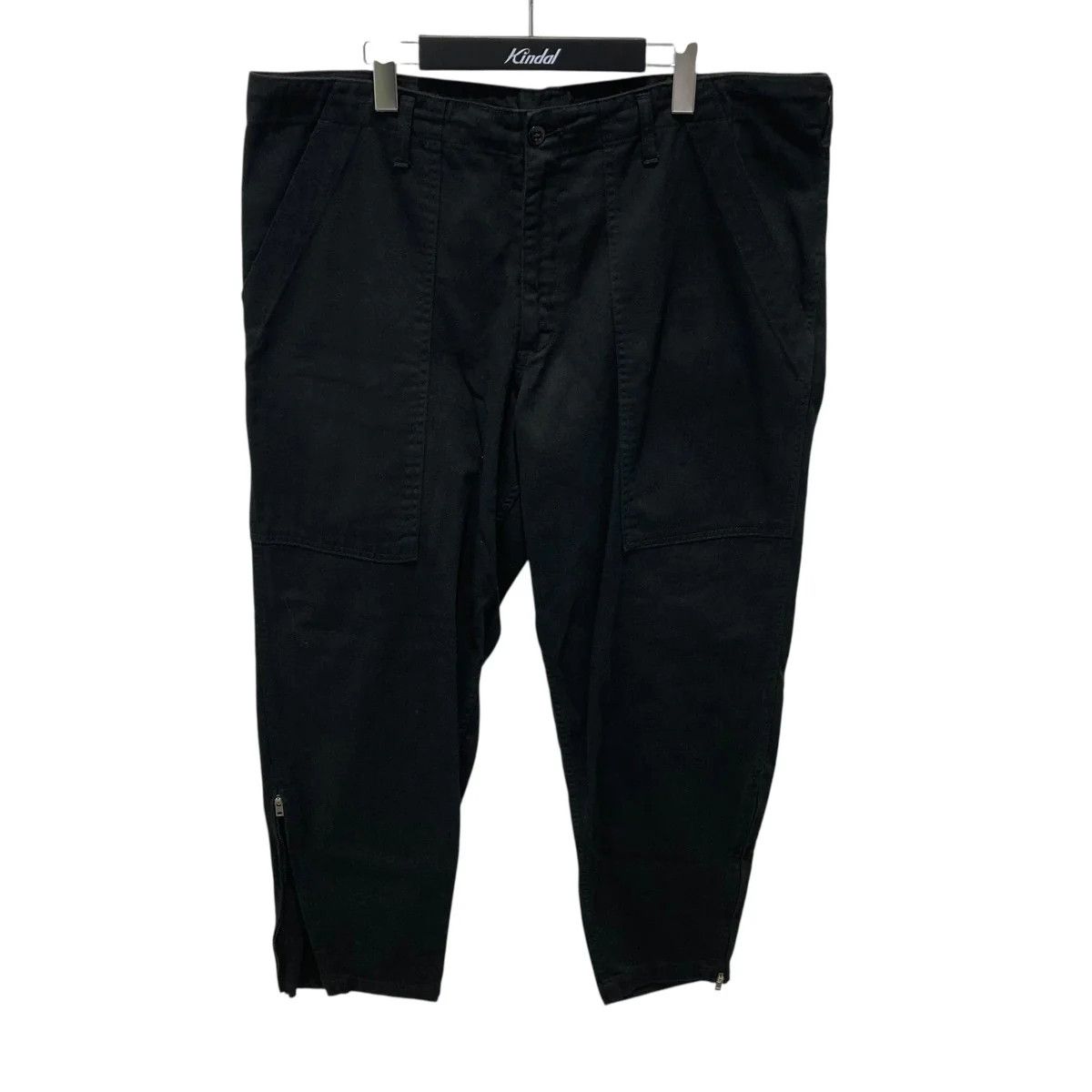 Yohji Yamamoto BLACK Scandal Yohji Yamamoto// Wide-leg pants Size US 40 / EU 56 - 1 Thumbnail
