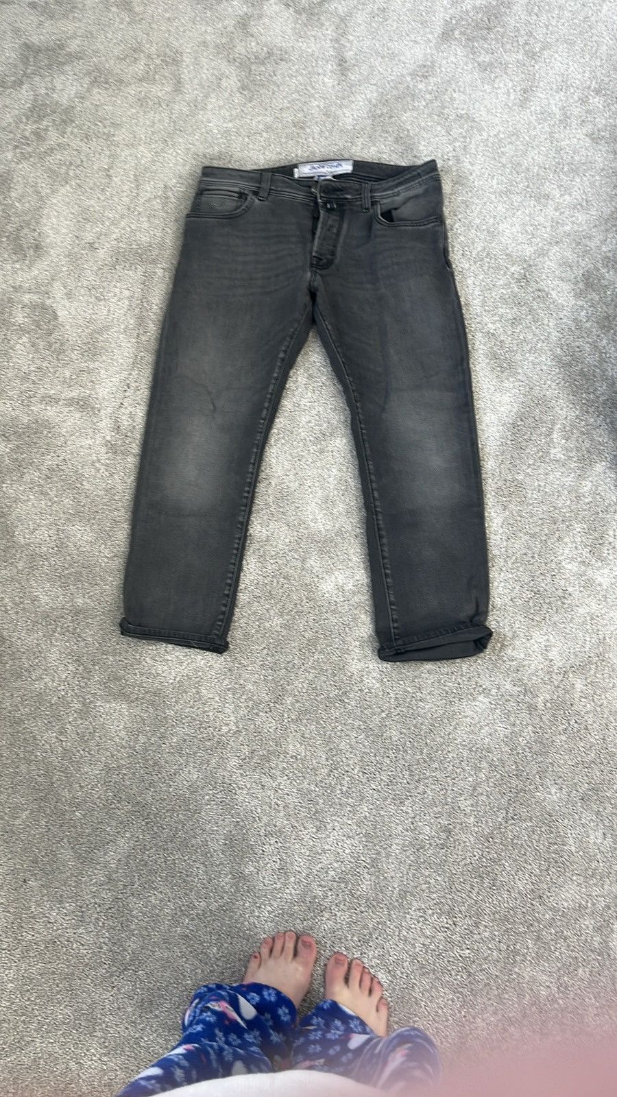 Jacob Cohen Jacob Cohen Dark Grey Jeans Size US 33 - 1 Thumbnail