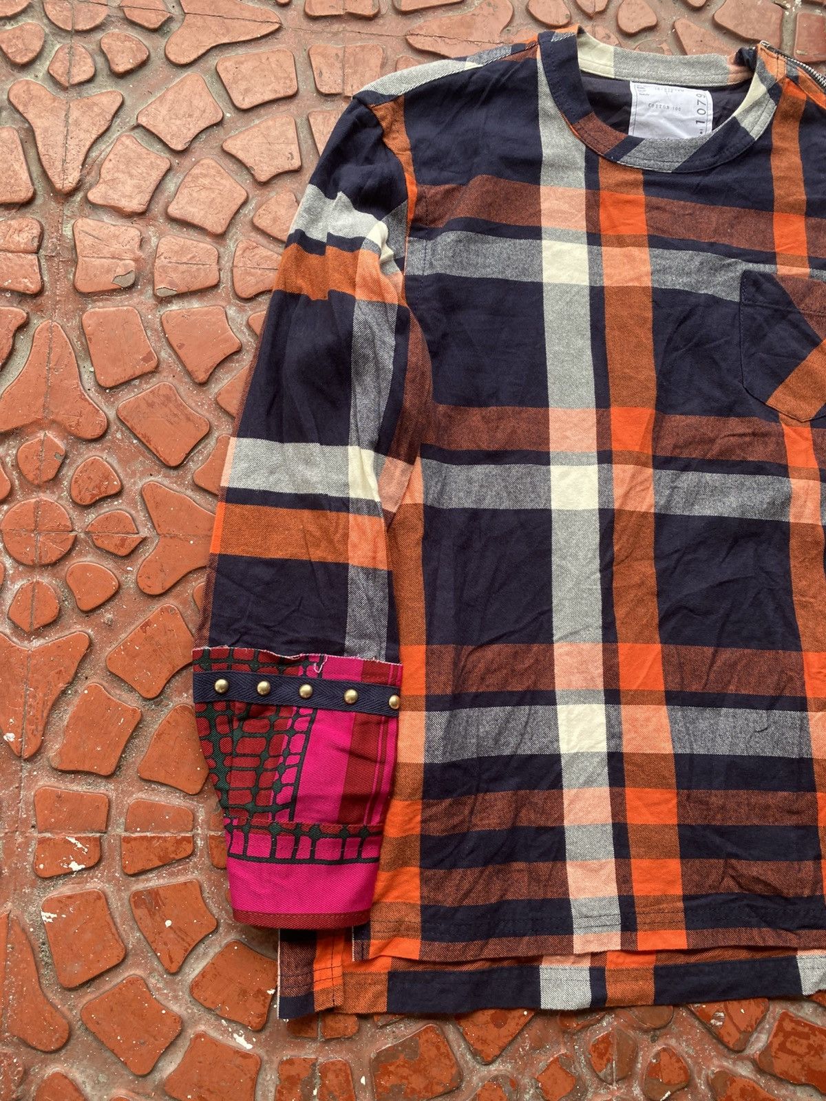 Sacai SACAI JAPAN 2025 PLAID LONG SLEEVE Size S / US 4 / IT 40 - 3 Thumbnail