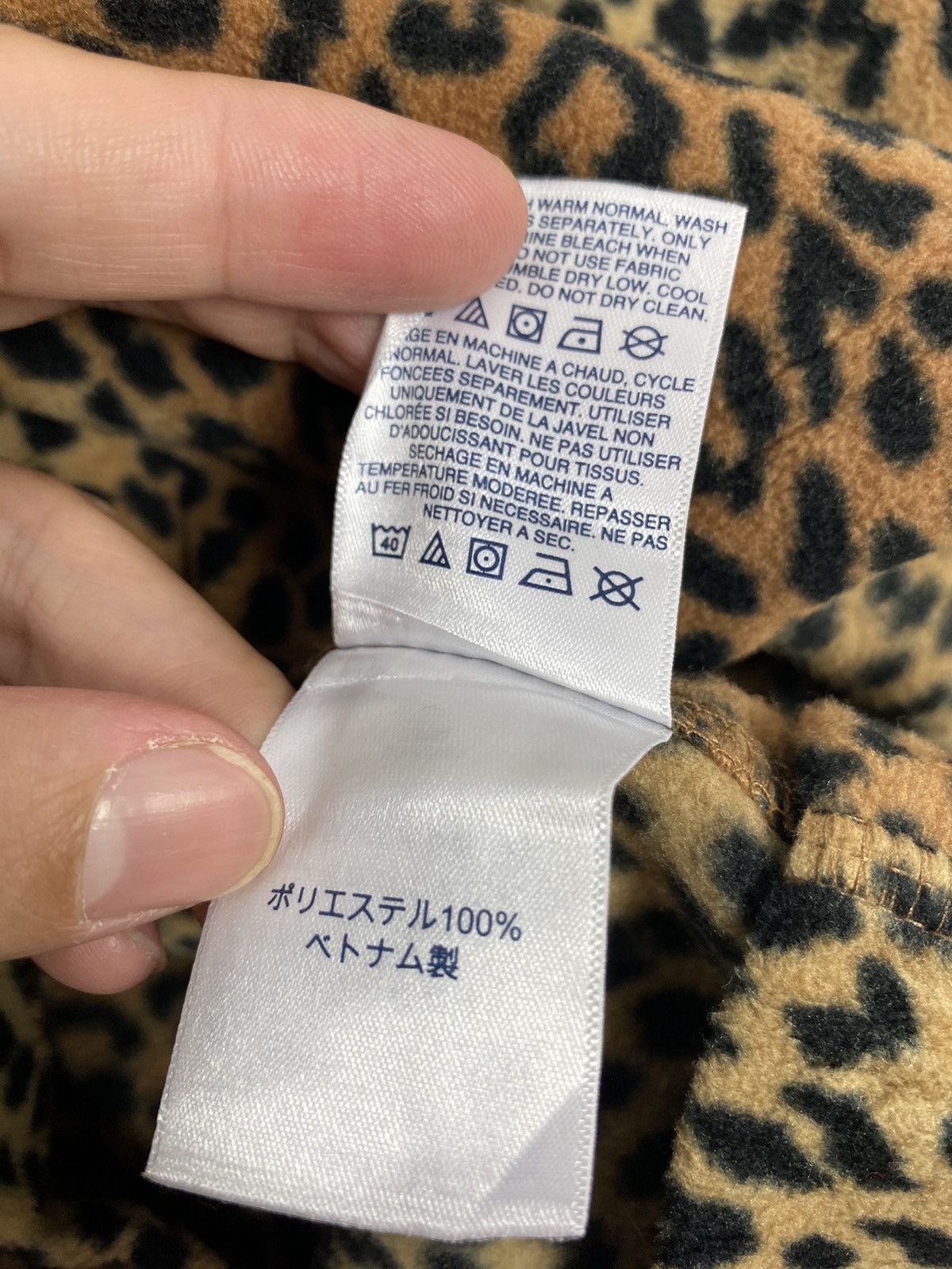 Lands' End Rare‼️ Lands’ End Leopard Women Half Zip Fleece Size S / US 4 / IT 40 - 6 Thumbnail