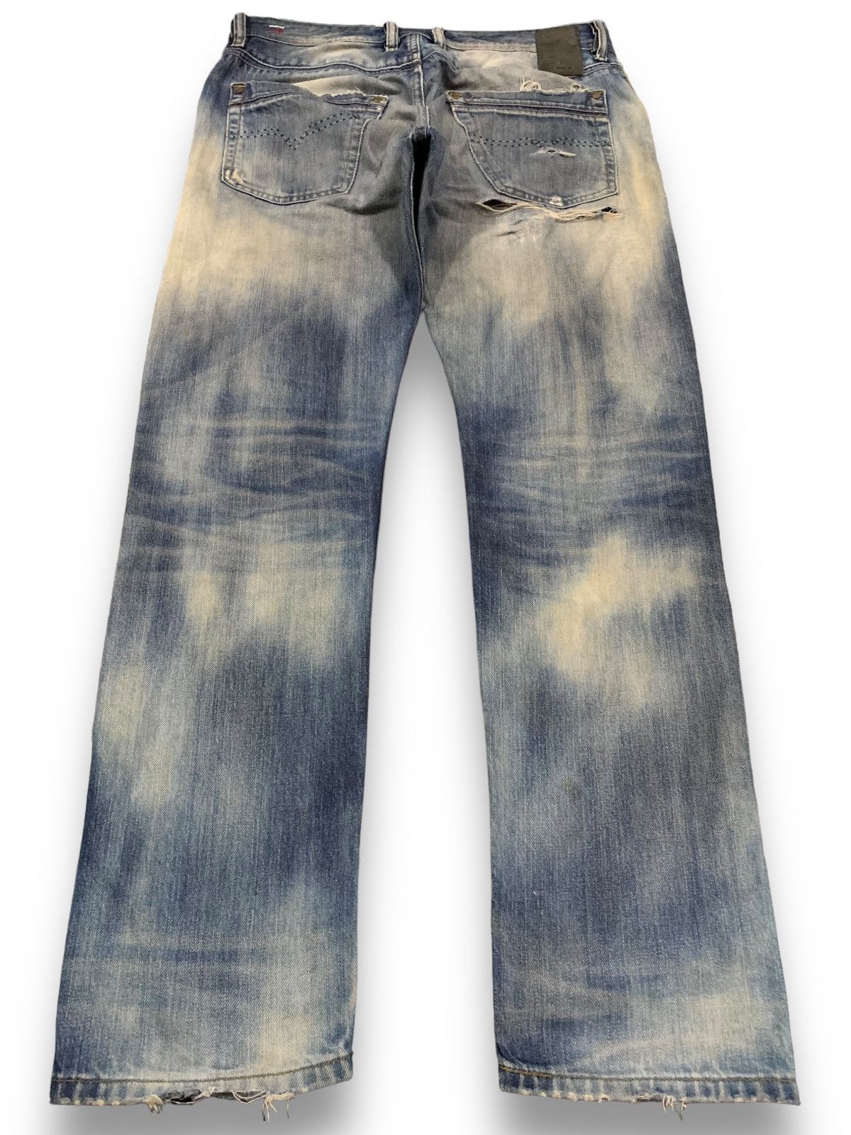 Diesel Diesel Industry Krayver Acid Wash Distressed Grunge Jeans Size US 32 / EU 48 - 2 Thumbnail
