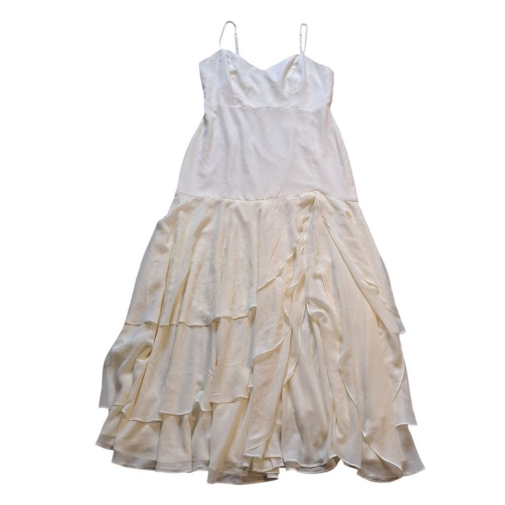 Other Fame And Partners Ophelia Tiered Ruffle Elegant Cream Maxi D Size XL / US 12-14 / IT 48-50 - 14 Thumbnail