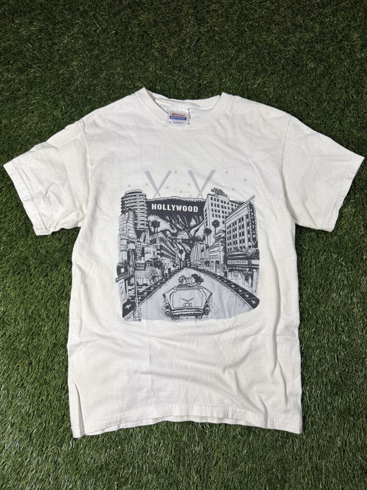 Vintage Vintage Y2k Hollywood California Super Star Famous Art Tee Size US S / EU 44-46 / 1 - 1 Thumbnail